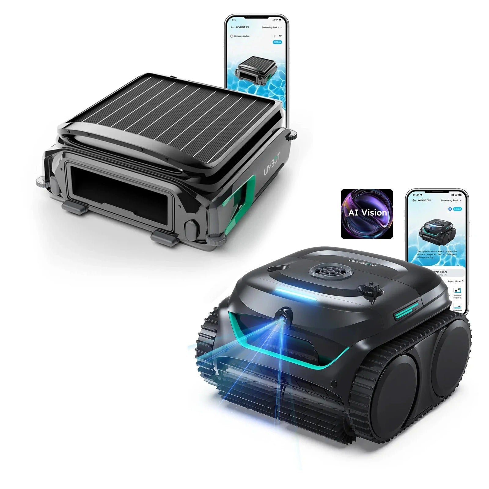Wybot C2 Vision + F1 bundle